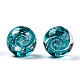 Handgemachte Glasperlen Silberfolie LAMP-N029-019-A03-3