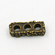 Tibetan Style Alloy Spacer Beads TIBE-MSMC021-M1-2