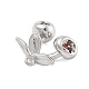 Латунные микро проложить кубического циркония подвески KK-D283-22P-2