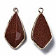 Synthetic Goldstone Charms G-Q998-029E-3