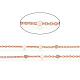 Flache Rundgliederketten aus Messing&nbsp;CHC-TAC0009-03RG-4