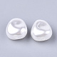 Perles d'imitation en plastique ABS écologiques OACR-T012-05-2