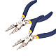 BENECREAT 2 Packs 6 in 1 Bail Making Pliers Wire Looping Forming Pliers with Non-Slip Comfort Grip Handle for 3mm to 9.5mm Loops and Jump Rings PT-BC0001-20B-1