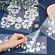 GORGECRAFT 2 Styles 4 Sheets Hibiscus Flower Car Sticker Hawaiian Stickers and Decals Reflective Stickers Waterproof Vinyl Automotive Exterior Decor for SUV Truck Motorcycle Doors Walls Laptop DIY-GF0006-29-3