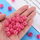 Perles en acrylique transparentes craquelées MACR-S373-66A-N09-6