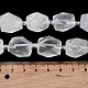 Granos de cristal de cuarzo natural hebras G-C182-26-02-5