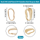 Beebeecraft 1 Box 150Pcs Snap Bail Hook 24K Gold Plated Pinch Clip Pendant Charms 7x3mm Clasps Clasp Connectors Bail for DIY Dangle Pandent Necklace Jewelry Making STAS-BBC0002-54-2