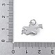 Подвески из латуни микропаве с фианитами и стеклом KK-F892-47P-4