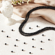 OLYCRAFT 91Pcs Natural Tourmaline Round Beads 4mm Genuine Black Tourmaline Stone 0.6mm Hole Gemstone Beads Undyed Loose Round Smooth Beads for DIY Jewelry Making G-OC0003-55-4