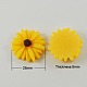 Mixed Color Flower Resin Cabochons for Jewelry Decorations X-CRES-A964-M-2