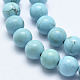Natural Magnesite Beads Strands G-K244-02-4mm-01-3