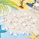 PH Pandahall 300 Stück natürliche Muschelperlen 2 Stile Ozean Strand Spiralmuscheln Basteln Muschelanhänger mit 1 mm Loch für die Herstellung von Sommerschmuck SHEL-PH0001-45-4