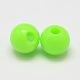 Perles rondes opaques en acrylique MACR-I036-6mm-M-4