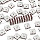 Messing Strass Zwischen perlen&nbsp;RSB074NF-17S-1
