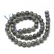 Natural Labradorite Beads Strands X-G-R446-8mm-14-2