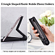 Triangle Shaped Plastic Mobile Phone Holders AJEW-WH0299-87B-3