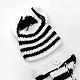 Costume de bonnet de bébé en crochet AJEW-R030-78-2