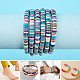 NBEADS 5 Strands Polymer Clay Beads CLAY-NB0001-27-4