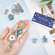 SUNNYCLUE DIY Ocean Theme Office Lanyard ID Badge Holder Necklace Making Kit DIY-SC0021-49-3