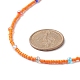 Glass Seed Beaded Necklace for Women NJEW-JN04258-6