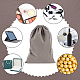 PH PandaHall 5pcs 9.69x13.70 Velvet Cloth Pouch Bags TP-WH0015-09B-5