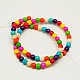 Synthetic Turquoise Beads Strands TURQ-G106-6mm-02P-2