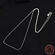 Rhodium Plated Sterling Silver Necklaces X-STER-M034-32A-2