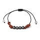 Braccialetti di perline intrecciati con pietre preziose naturali BJEW-JB09607-2