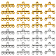 Pandahall elite 80 pièces 8 style tibétain style alliage lustre composants liens FIND-PH0005-22-1