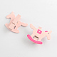 DIY Wood Craft Ideas Party Photo Wall Decorations Small Rocking Horse Shaped Wooden Clothespins Postcards Note Pegs Clips X-AJEW-Q076-42-2