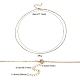 6шт железные кабельные цепи ожерелья для женщин MAK-YW0001-05-4