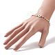 Mauvais œil au chalumeau et bracelet extensible en perles de verre pour femme BJEW-JB09931-3