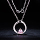 Shegrace Drop Elegante collana con pendente in argento sterling 925 JN449A-3
