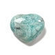 Натуральный амазонит домашнее сердце любовь камни G-G986-03-3