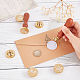 CRASPIRE Constellations Wax Seal Stamp Set 12pcs Wax Seal Stamp Heads with 2pcs Wood Handle for Wedding Invitations Envelopes Birthday Gift Cards Scrapbooking AJEW-CP0004-98-3