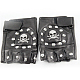 Crâne punk en cuir et rivets gant AJEW-O016-04-8