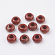 Perle europee di diaspro rosso naturale G-G740-14x8mm-04-1