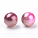 Cuentas de perlas de imitación acrílica arcoiris OACR-R065-6mm-10-2
