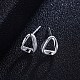925 Sterling Silver Stud Earrings EJEW-BB30282-5