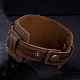 Bracelets de cordon en cuir vogue pour hommes BJEW-BB15509-2
