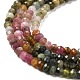 Chapelets de perles en tourmaline naturelle G-E608-C06-3