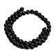 Natürlichen Obsidian Perlen Stränge&nbsp;G-C280-B11-8mm-3