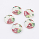 Tempered Glass Cabochons GGLA-22D-5-2