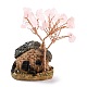 Ornamento modello in resina e quarzo rosa naturale DJEW-Z001-01E-3