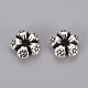 Perlas espaciadoras de plata tibetana AC0752-2