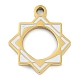 Pendentifs en acier inoxydable 304&nbsp;STAS-F315-03G-1
