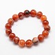 Natural Striped Agate/Banded Agate Stretchy Bracelets BJEW-G428-6mm-06-2