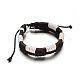 Adjustable Leather Cord Bracelets BJEW-M169-15-2
