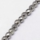 Electroplate Non-magnetic Synthetic Hematite Beads Strands G-J169B-3mm-M-4