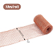 OLYCRAFT 33Feet Copper Mesh Copper Fill Fabric Copper Blocker Knitted Demist Strainer Metal Stopper Mesh for Homes Gardens and Decor - 4 Inch Wide FIND-WH0001-52-2